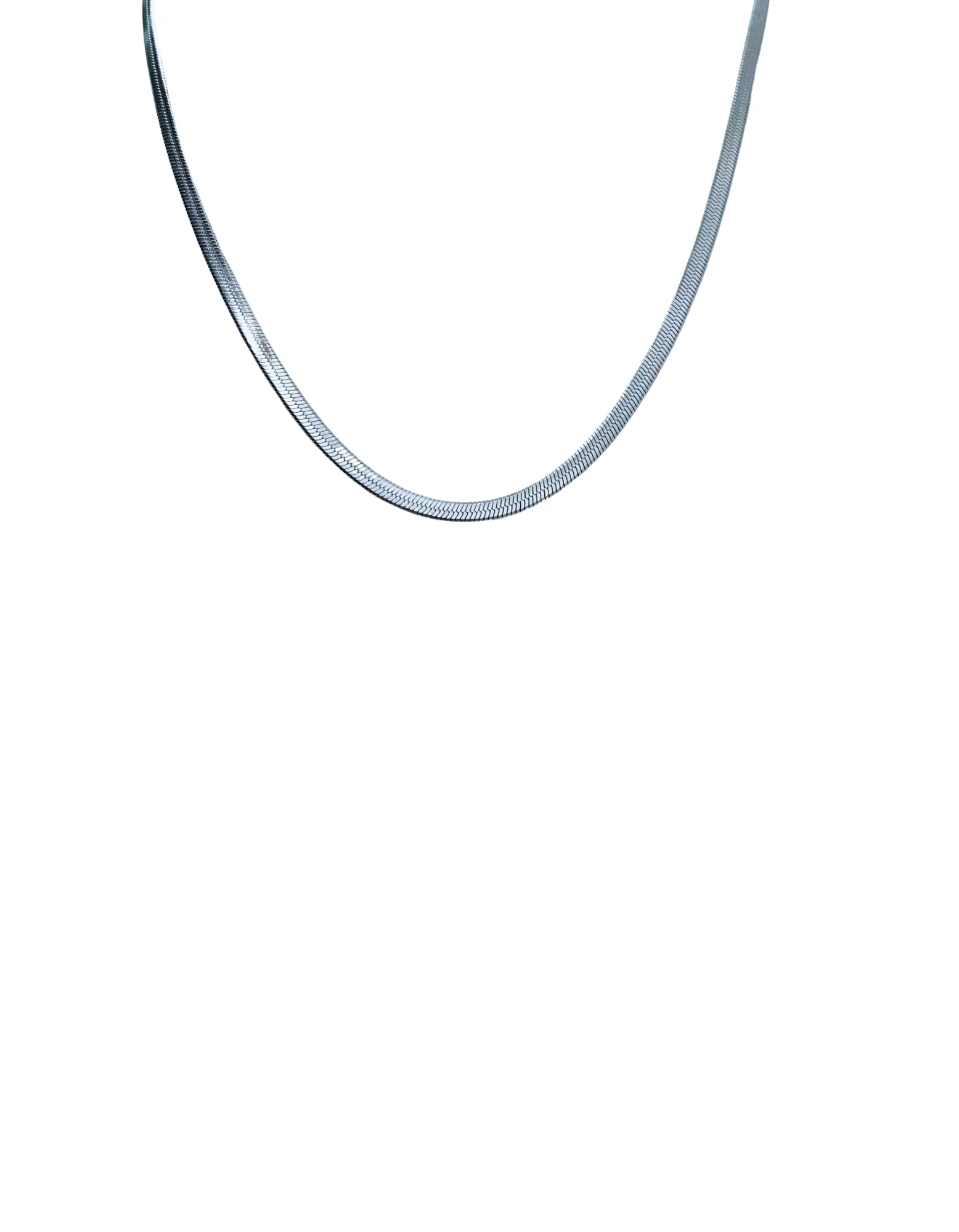The Silver Herringbone Chain