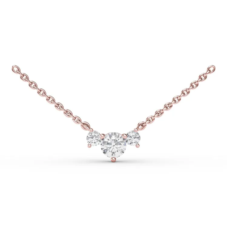 Trio Diamond Necklace