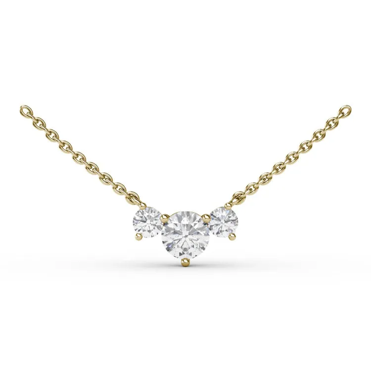 Trio Diamond Necklace