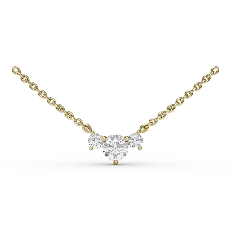 Trio Diamond Necklace