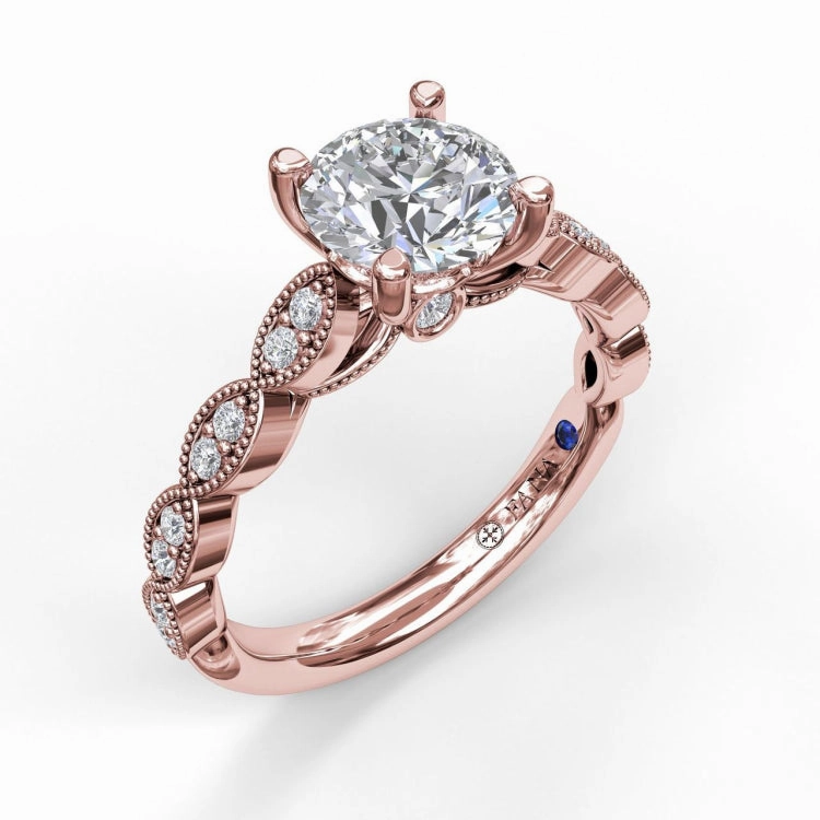 Vintage Marquise Shaped Engagement Ring